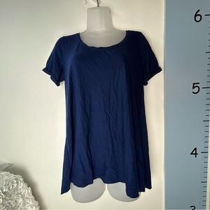 Lands' End‎ Dark Blue T-shirt Women's Medium
